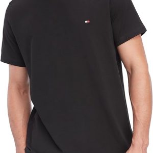 Visit the Tommy Hilfiger Store Tommy Hilfiger T-Shirt Mens Crew Neck Tee Classic Fit Short Sleeve Solid Shirt