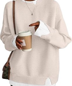 Disamer Womens Sweaters Fall Clothes Fashion 2026 Cowboy Chic Knit Cozy Sweater School Teacher Outfits Long Sleeve Pullover