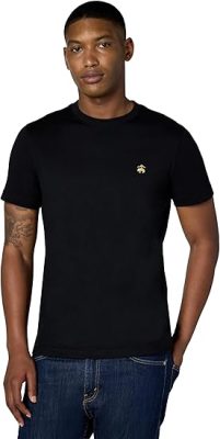 Brooks Brothers Men's Short Sleeve Cotton Crew Neck Logo T-Shirt