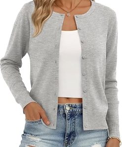 Trendy Queen Lightweight Cardigan Sweaters for Women